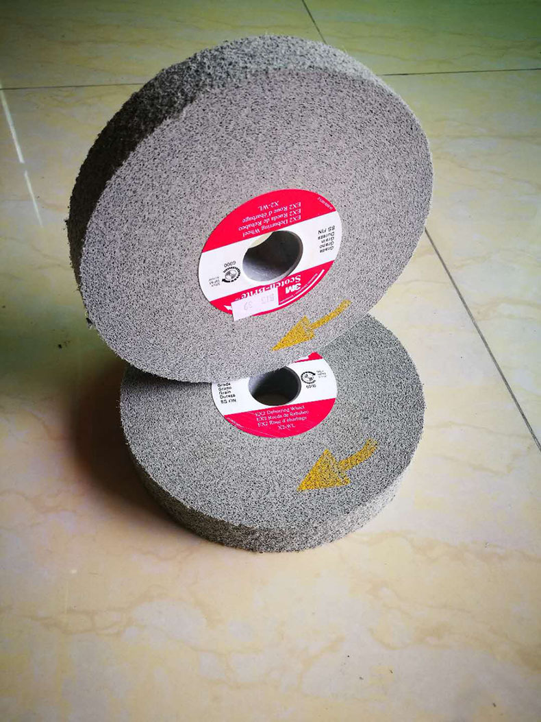 3m不织布研磨轮ld轮精密尼龙轮抛光轮12*4*5"可定制任意规格