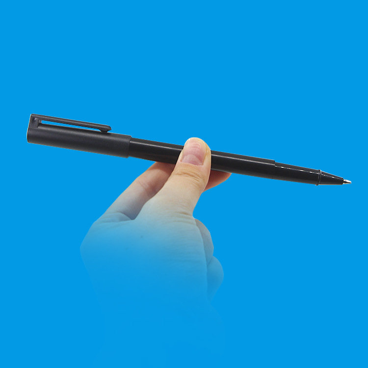 双头穿钞笔 粗款 魔术笔 黑色塑料加粗 近景魔术道具 魔术玩具