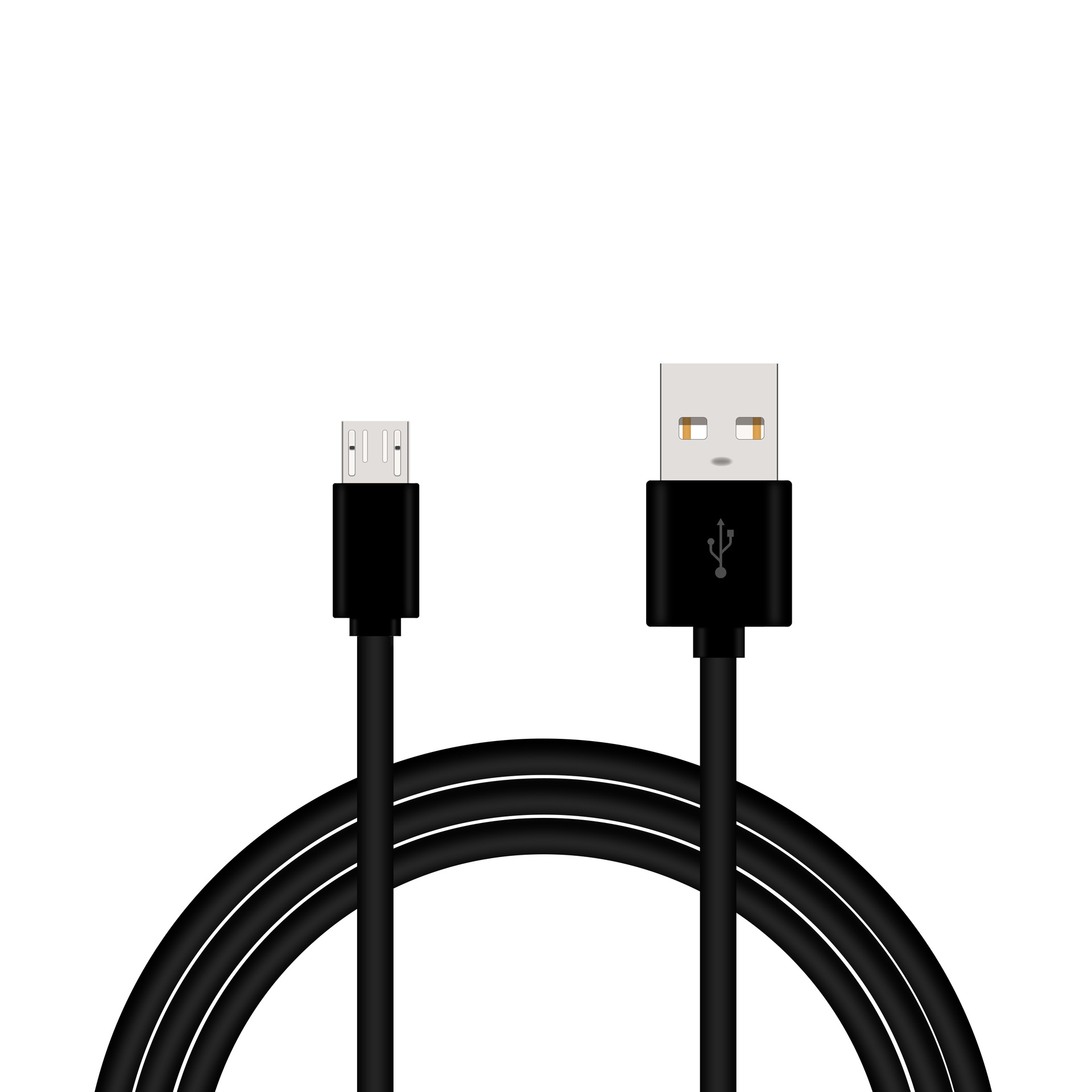 v8数据线 usb micro充电线 移动电源pvc充电线蓝牙充电线2a环保线