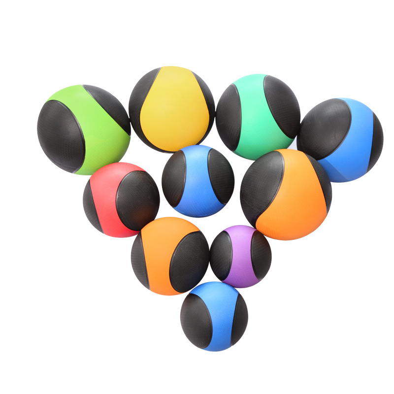 橡胶药球平衡球重力球健身球实心球锻炼臂力腰腹部康复训练球