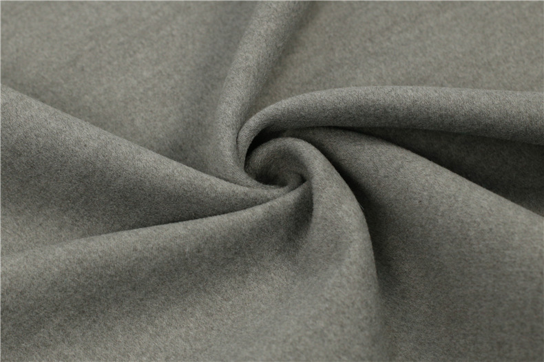 素色绒布批发 精纺中国绒毛呢面料 男女装童装羊绒大衣面料