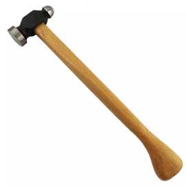 金工锤 木柄圆头光面铁锤 打金工具 首饰设备