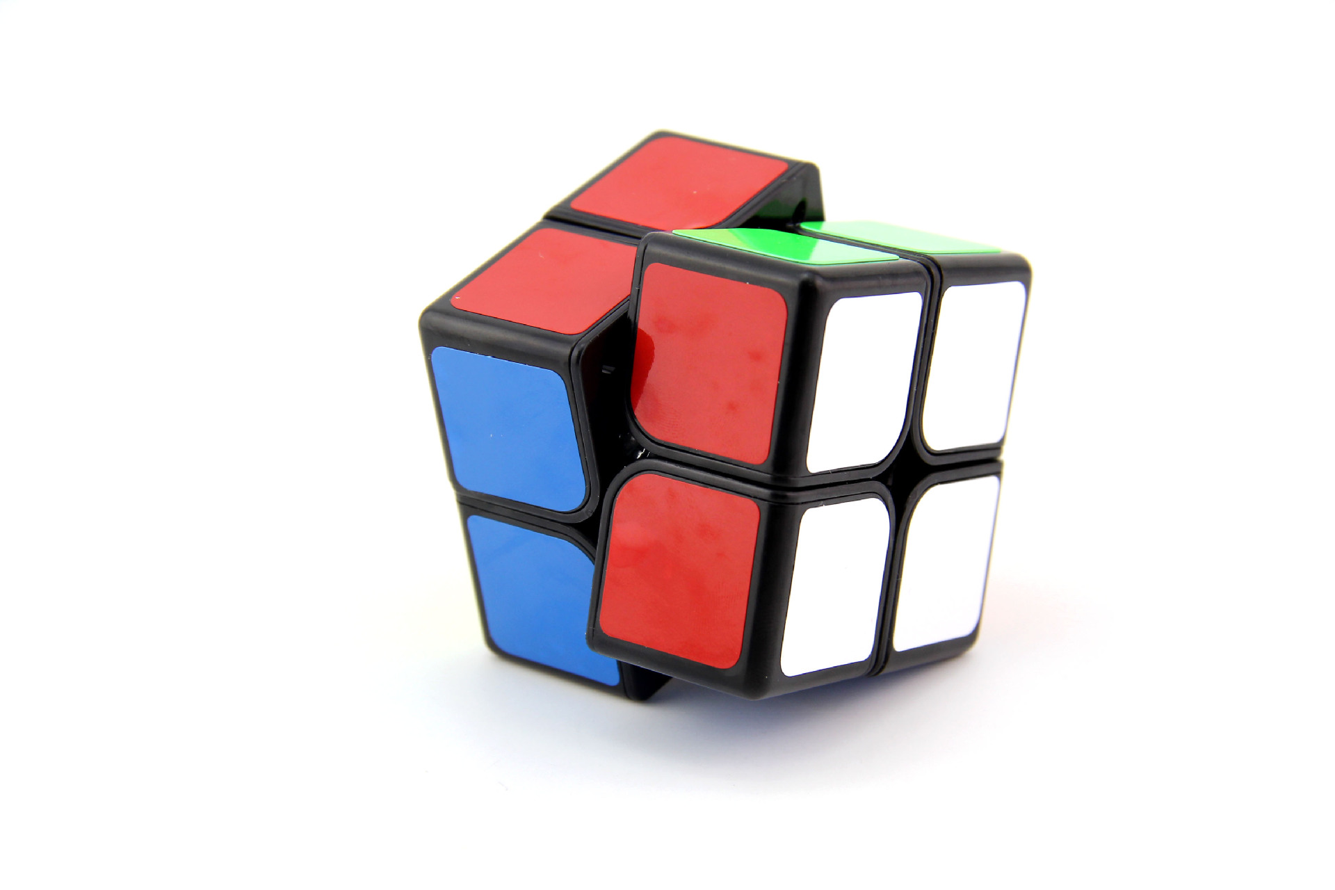 方是星羽二阶魔方黑色 顺滑儿童益智玩具初学比赛魔方广州批发