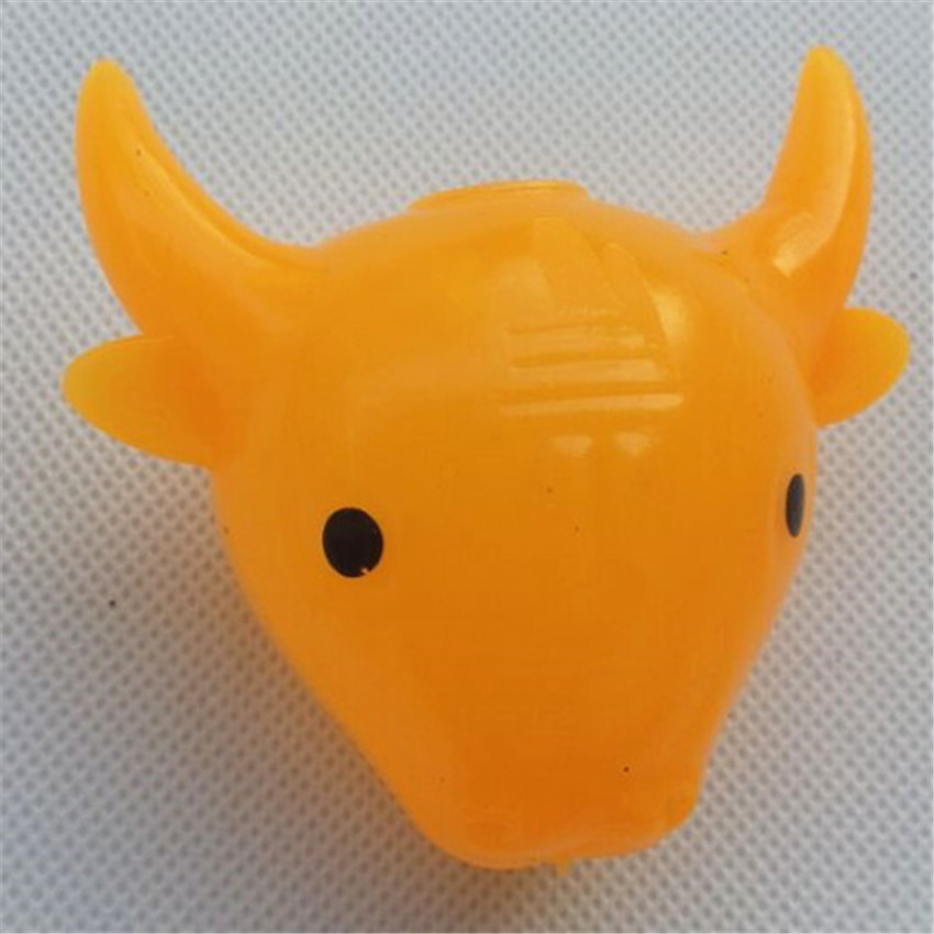 水球 发泄球 动物款 热卖款式牛头 带角 多色减压玩具 厂家直销