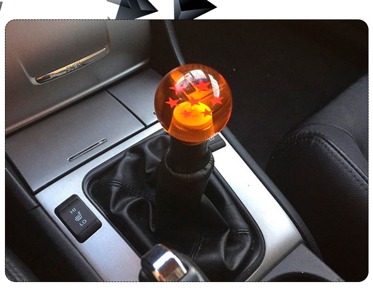档把头波棍头 汽车个性改装通用龙珠排档头 7星手动挡排挡头配件