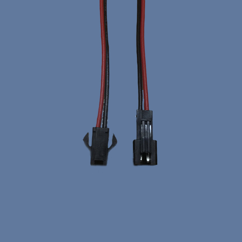 公母sm端子线对插线公母接头线红黑端子线sm连接器led灯具sm线