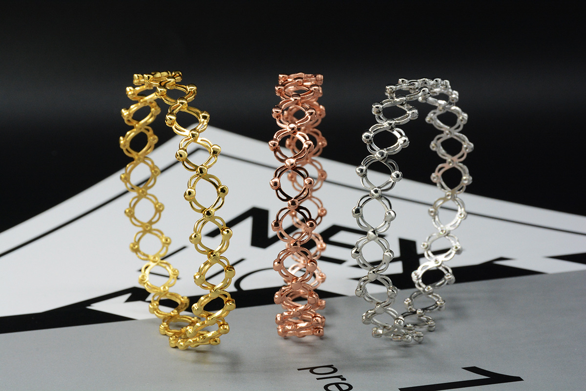 925银伸缩戒指变手镯一款两用变形魔戒戒指抖音同款戒指手镯