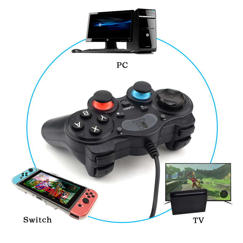Switch Handle of Wired Game Console P3/P4 Game Console Accessories Game Controller