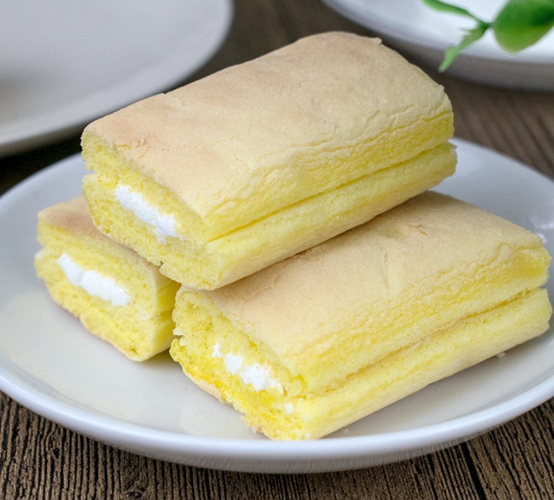 好运来迷你松塔蛋糕酸奶味2kg整箱松软面包早餐糕点小吃零食批发