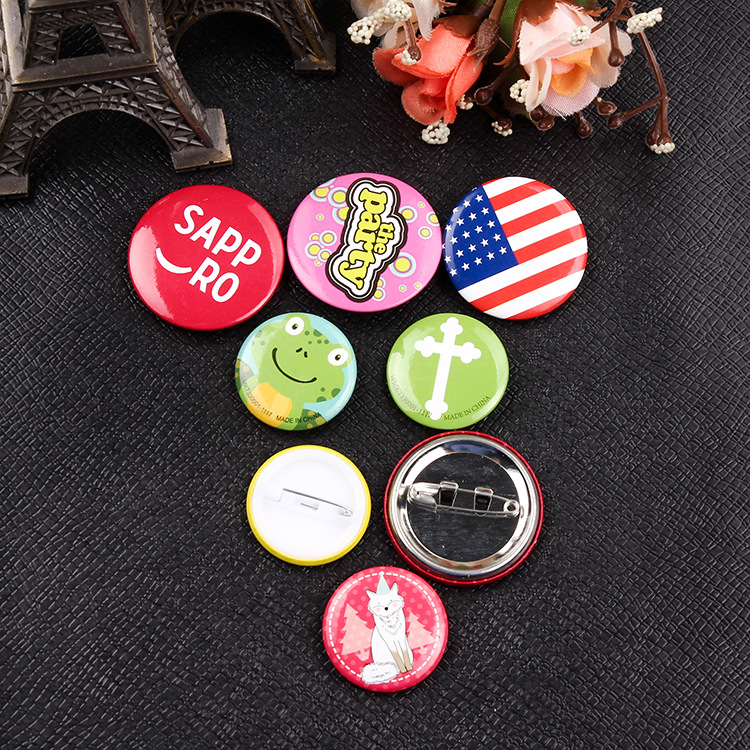 厂家定制马口铁徽章广告礼品学生动漫胸章活动促销宣传创意徽章