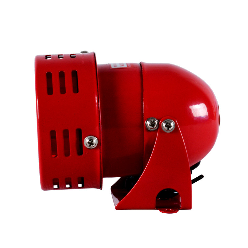 风螺马达报警器ms-190 24v12v金属壳大分贝喇叭 迷你防空警报器