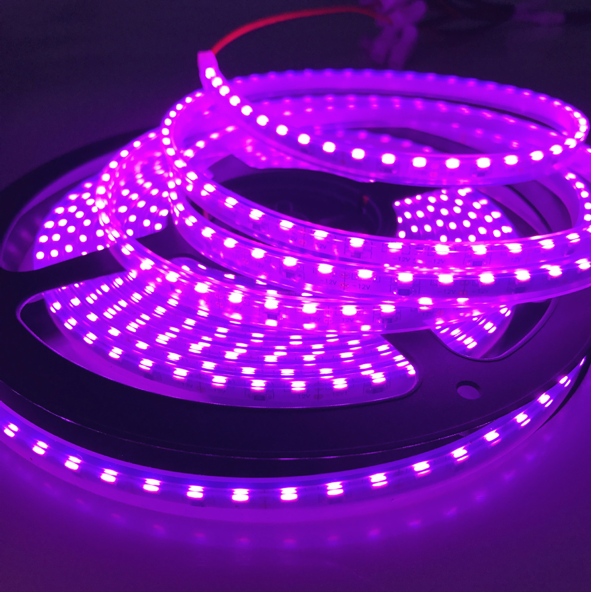 335侧发光柔性灯带 紫光uv灌胶防水ip68 5v 12v 24v 5mm超窄灯条