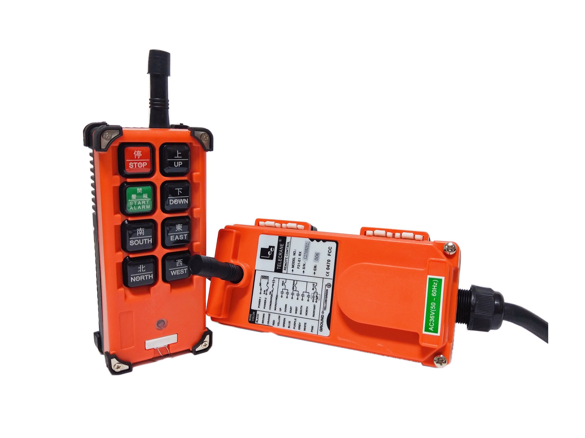 起重机行车遥控器工业无线遥控台湾禹鼎电动葫芦遥控器起重配件