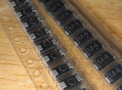 电器元件专业配单贴片整流二极管 1n4004 in4004 m4丝印