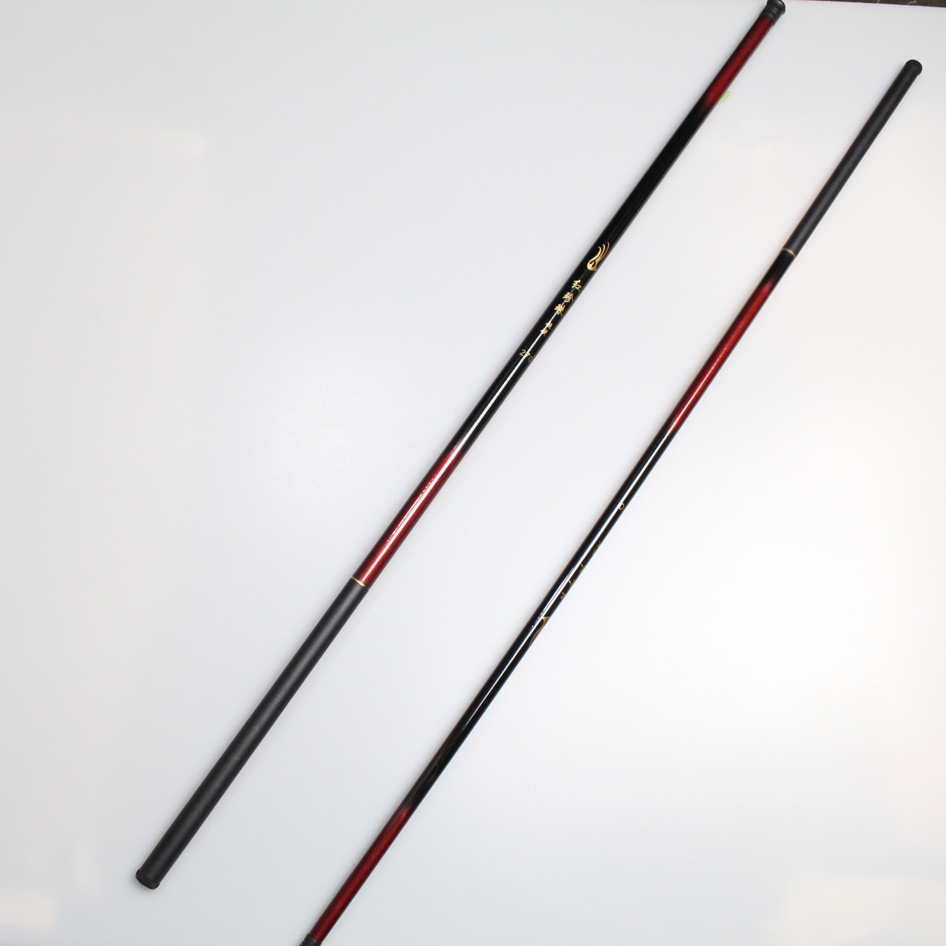 8米钓虾竿2.1m钓鱼杆2.4米红珍珠2.