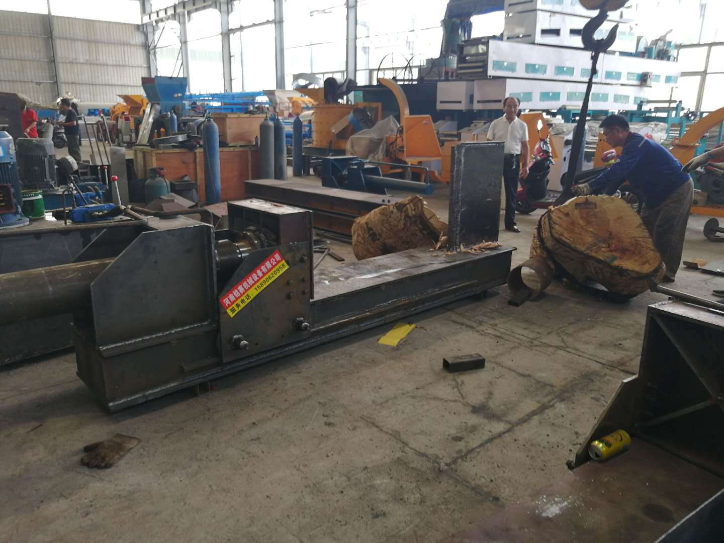 卧式劈木机 液压全自动劈柴机 破柴机 树根劈木机厂家