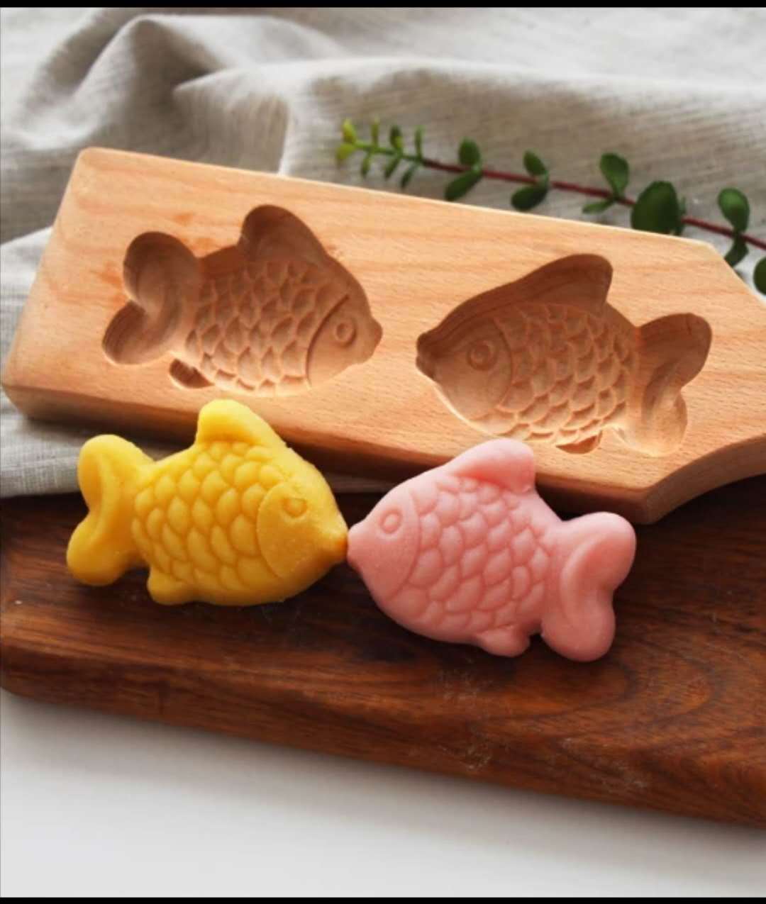 木质月饼模具糕点模具面食模具花样馒头模具立体卡通动物模具