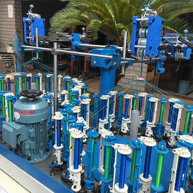 厂家生产48锭安全绳电线电缆 礼品带,空心绳,夹芯绳高速编织机