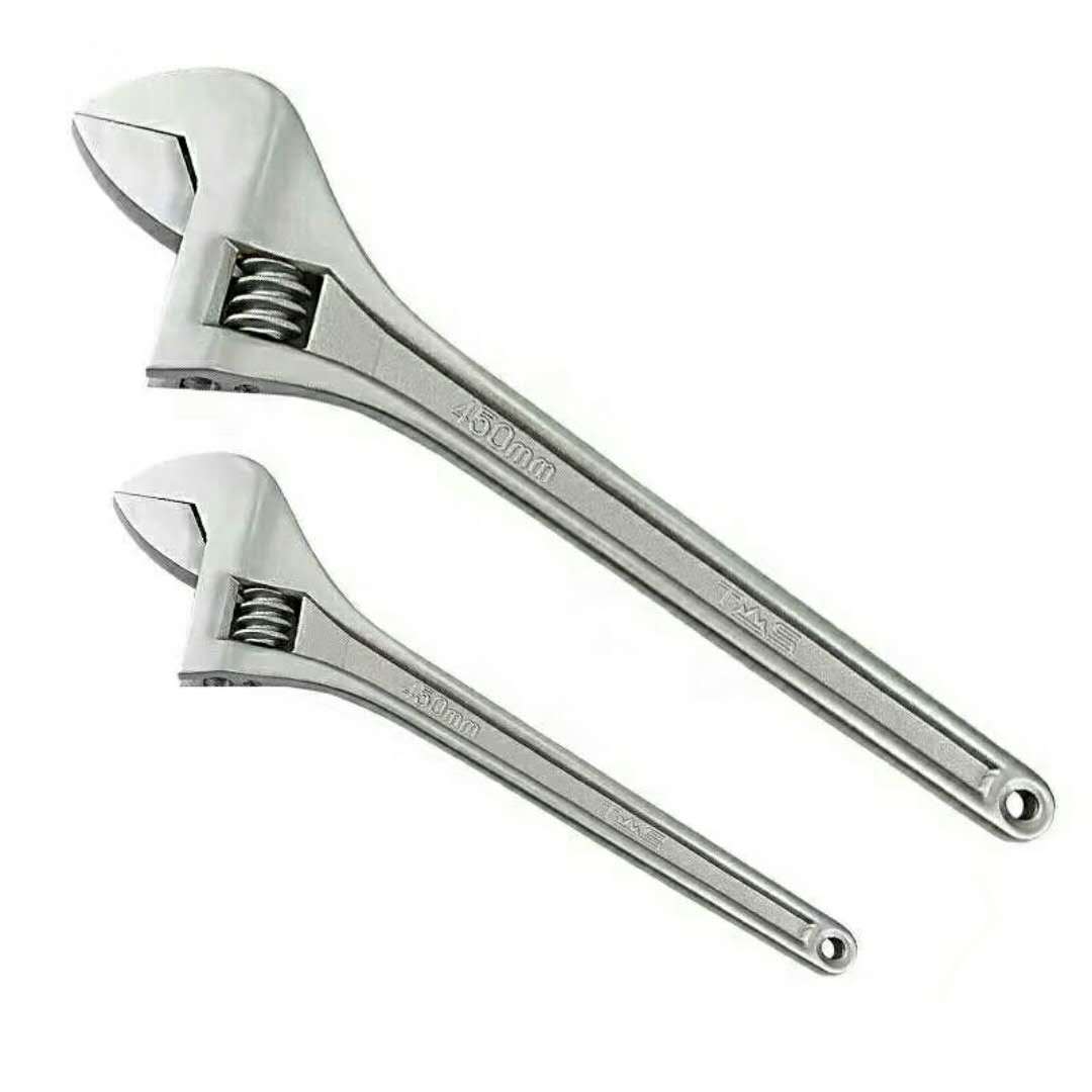 东工泰山 活动扳手活络扳手 15-24寸尾部加力杆 活扳手 生产加工