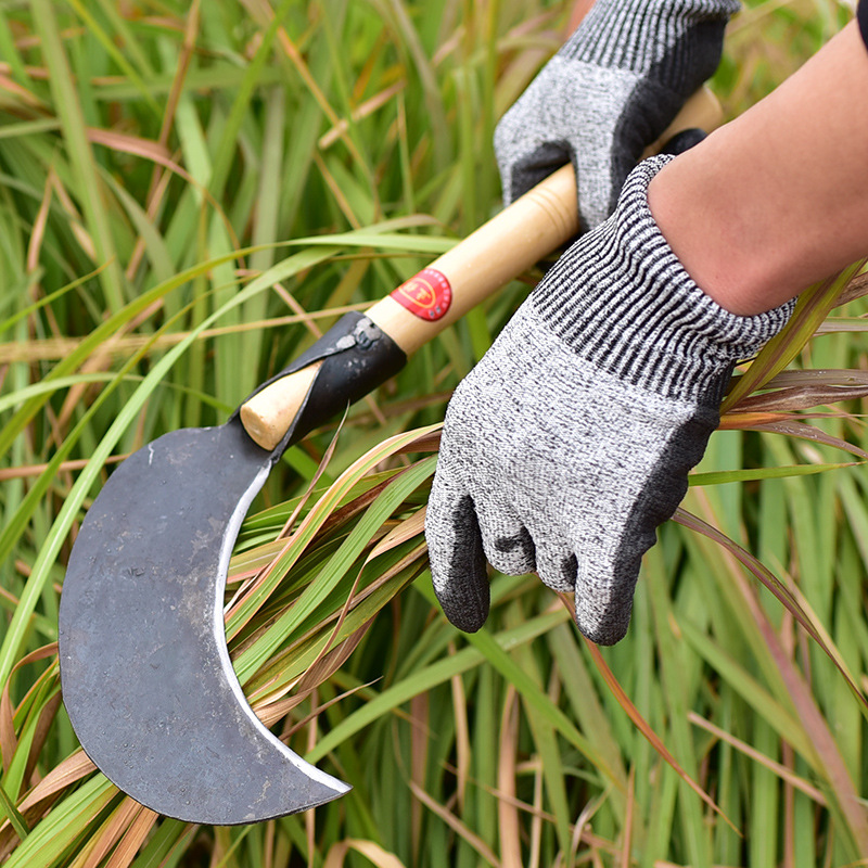 手工锻打镰刀 南非119头农具柴刀割草镰刀 收割稻麦竹刀