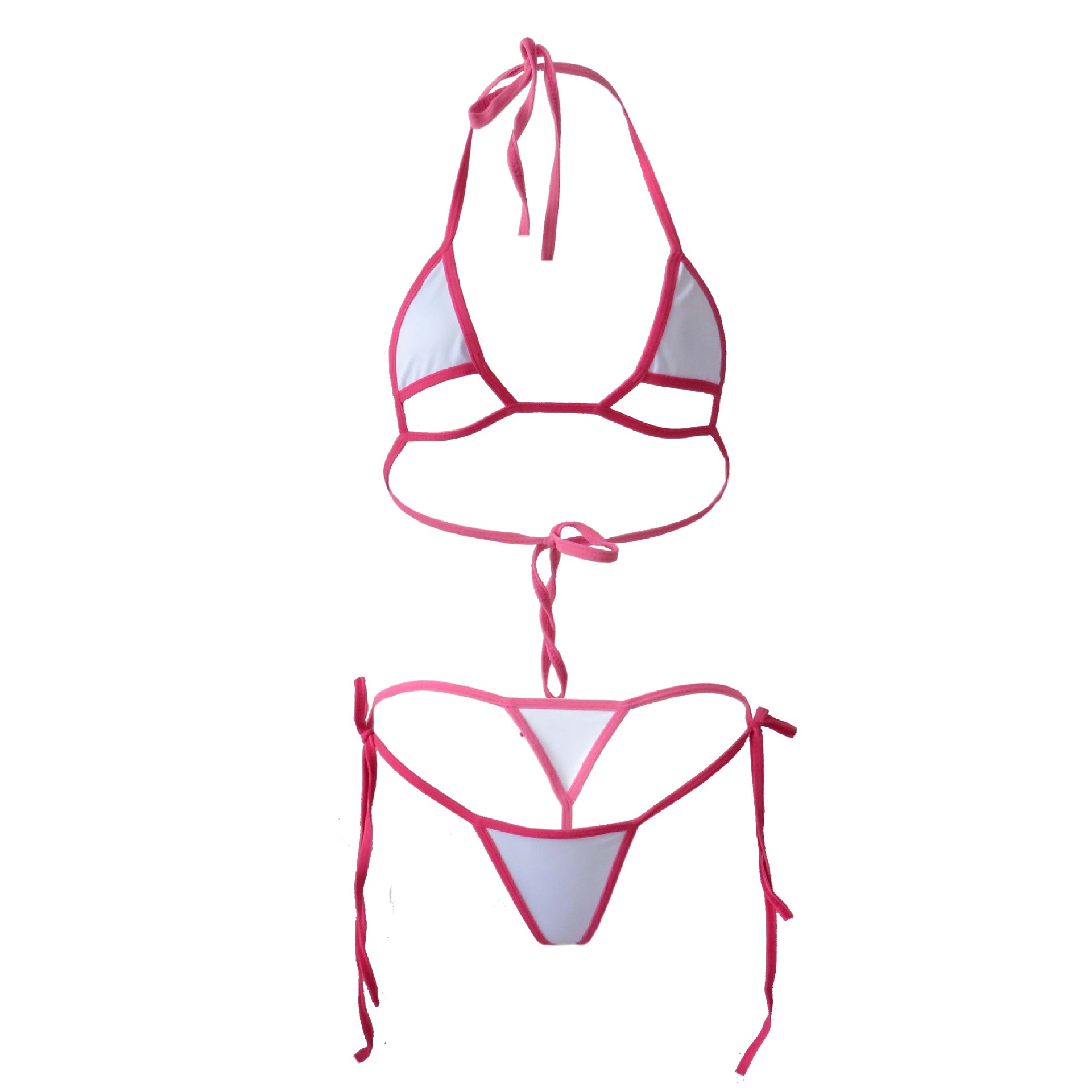 跨境情趣内衣迷你泳装速卖通ebay外贸性感透视三点式比基尼套装