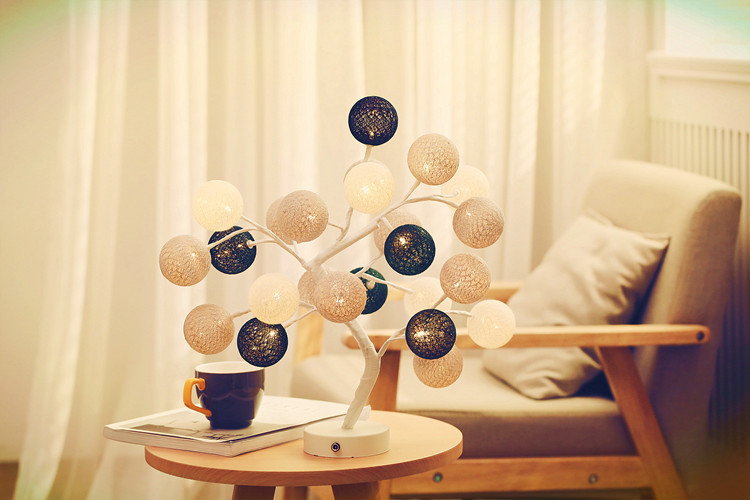 nordic handmade ball lamp wholesale rose bedroom gift night