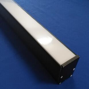 黑色铝合金led办公吊灯 铝塑材质 单灯条 双灯条 四灯条