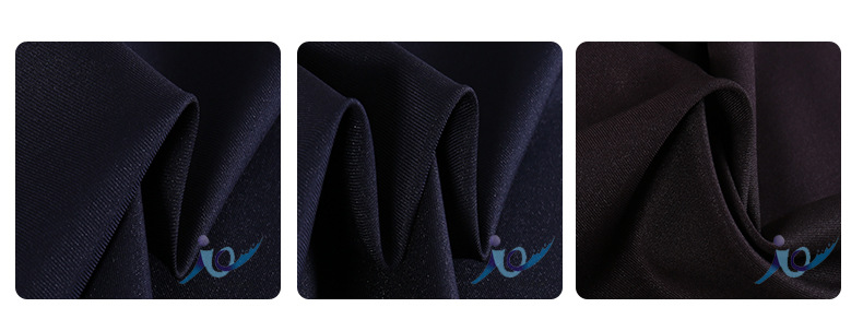 厂家直销tr双纱加厚哔叽职业装面料 涤纶斜纹染色时装布料现货