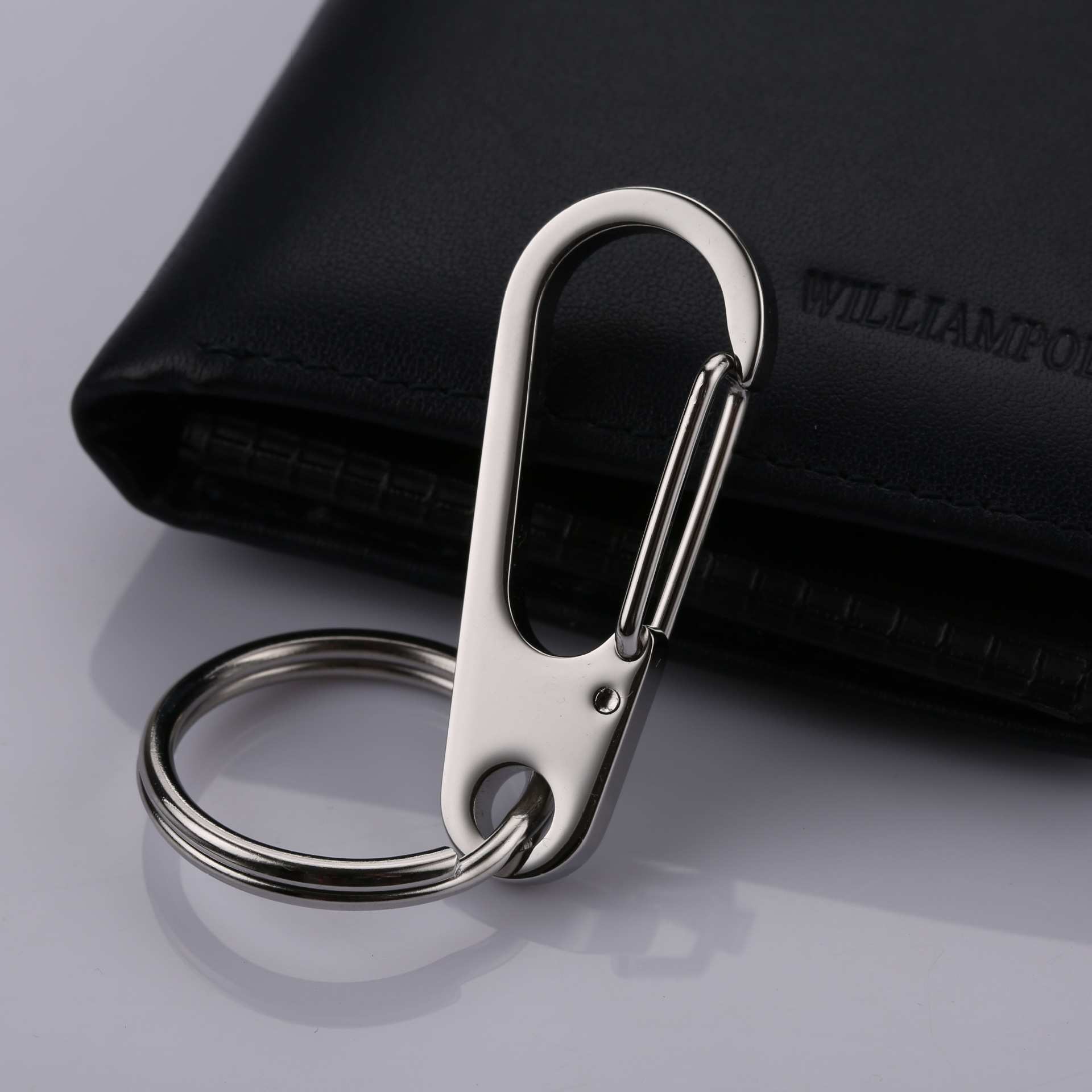 普利达正品304不锈钢钥匙扣 金属钥匙扣汽车挂件汽车钥匙扣