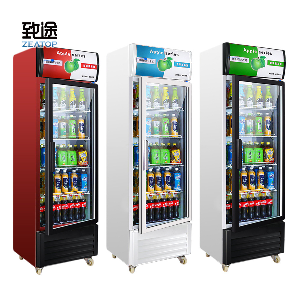 致途单门饮料柜商用超市便利店啤酒冷藏柜立式饮料柜保鲜柜展示柜
