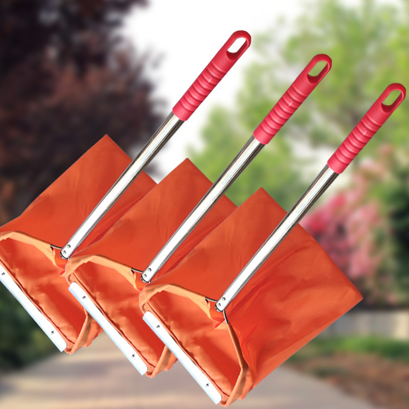 防风簸箕垃圾兜垃圾斗捡垃圾长柄布袋环卫保洁户外便携撮斗垃圾铲