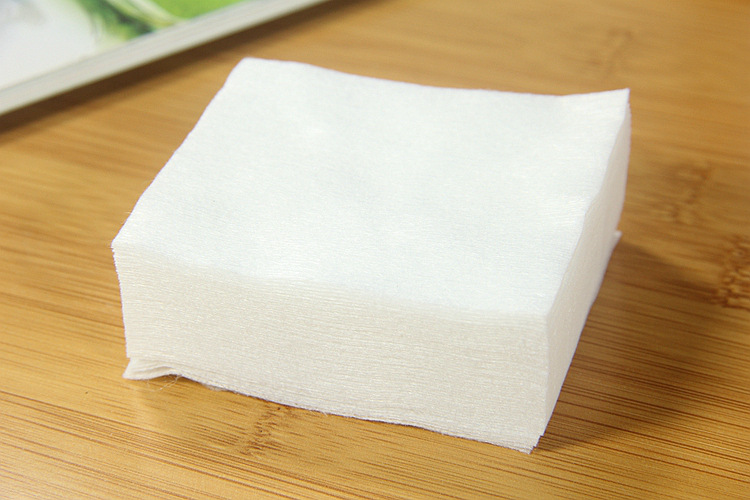 伊芝莲化妆棉盒装无纺布卸妆棉50片厂家直销美妆纸纤维一次性棉片