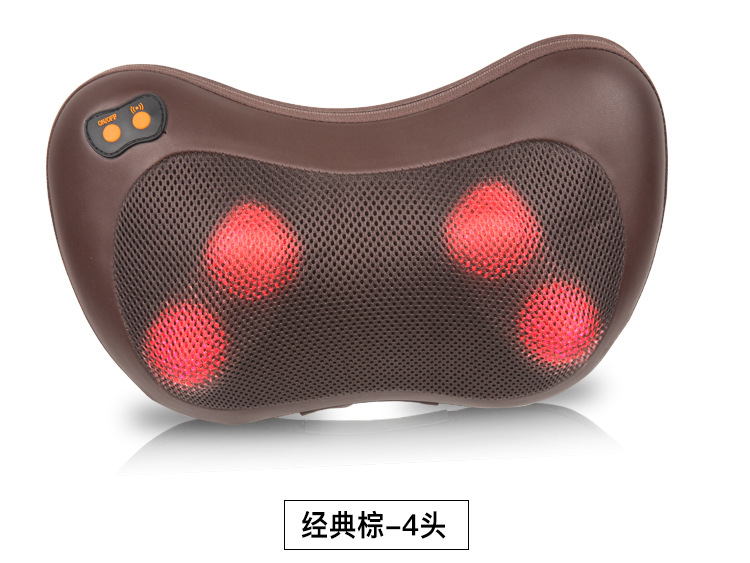 嘉航肩颈椎按摩器颈部腰部肩部全身车载电动仪枕头多功能靠垫家用