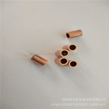 批发紫铜管 2.0*0.5MM电极铜管 空心单孔铜管精密切割无毛刺铜管