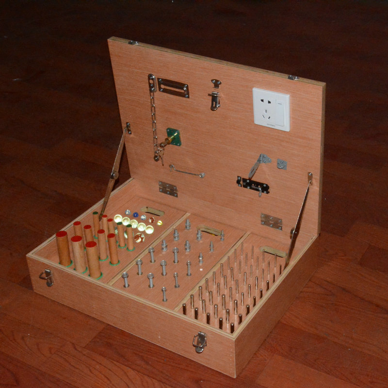 供应手功能组合训练箱 手指肌力木质训练箱 作业锻炼器材