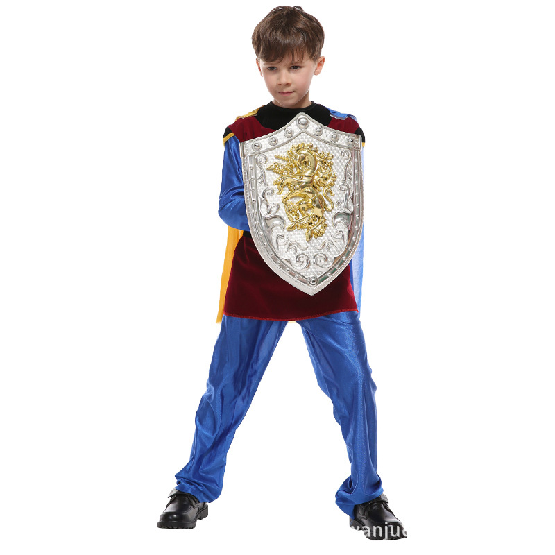 万圣节儿童服装罗马武士套装成人表演演出服饰斯巴达铠甲勇士衣服