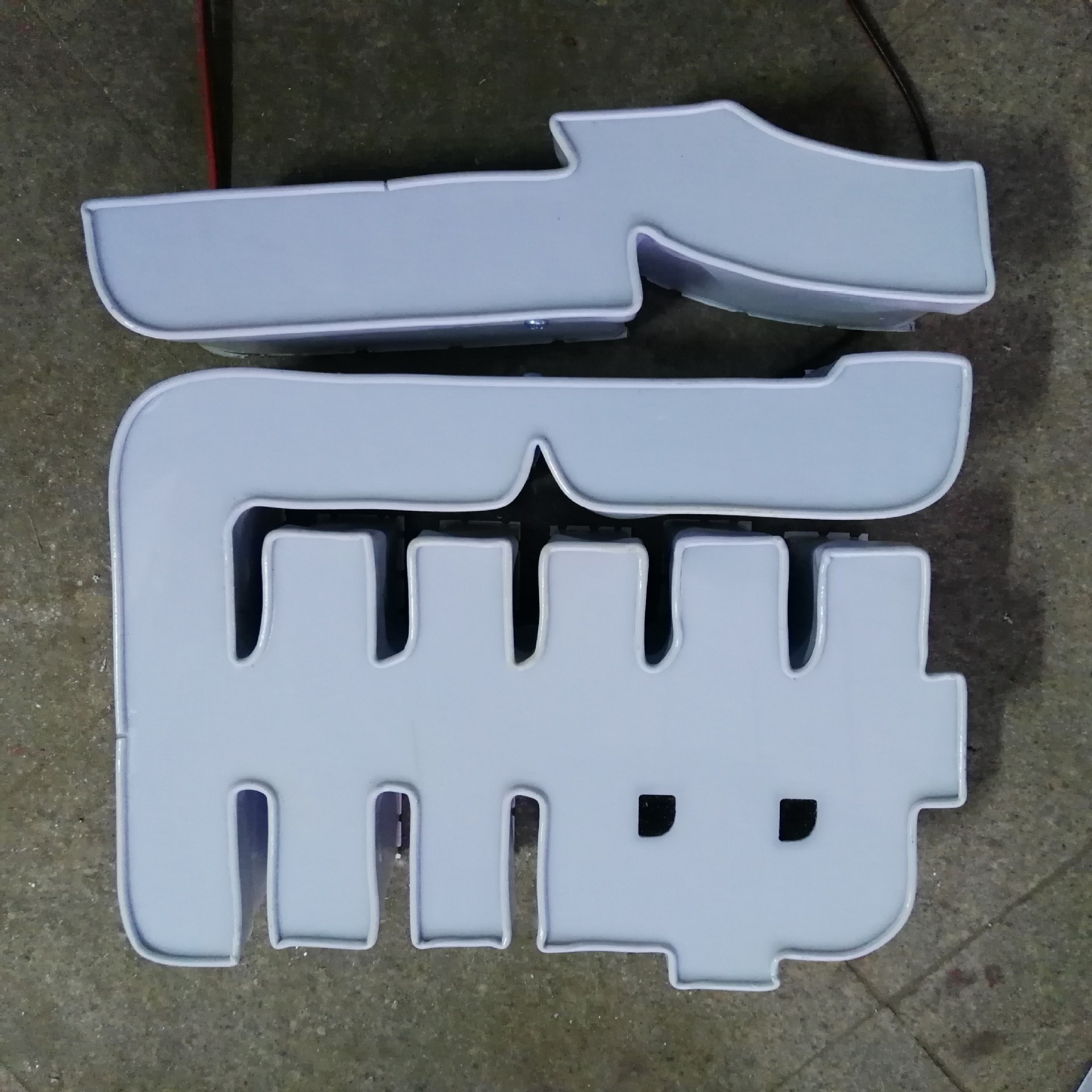 led平面发光字用于服装商场酒店餐饮宾馆等门头店招厂家诚招代理