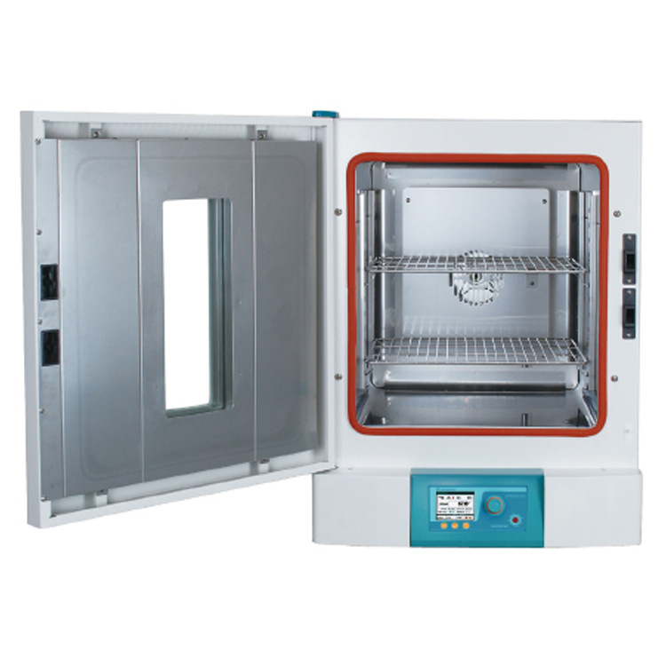 优惠供应干燥箱透明观察窗可编程型60升电热鼓风烘箱实验室烘箱