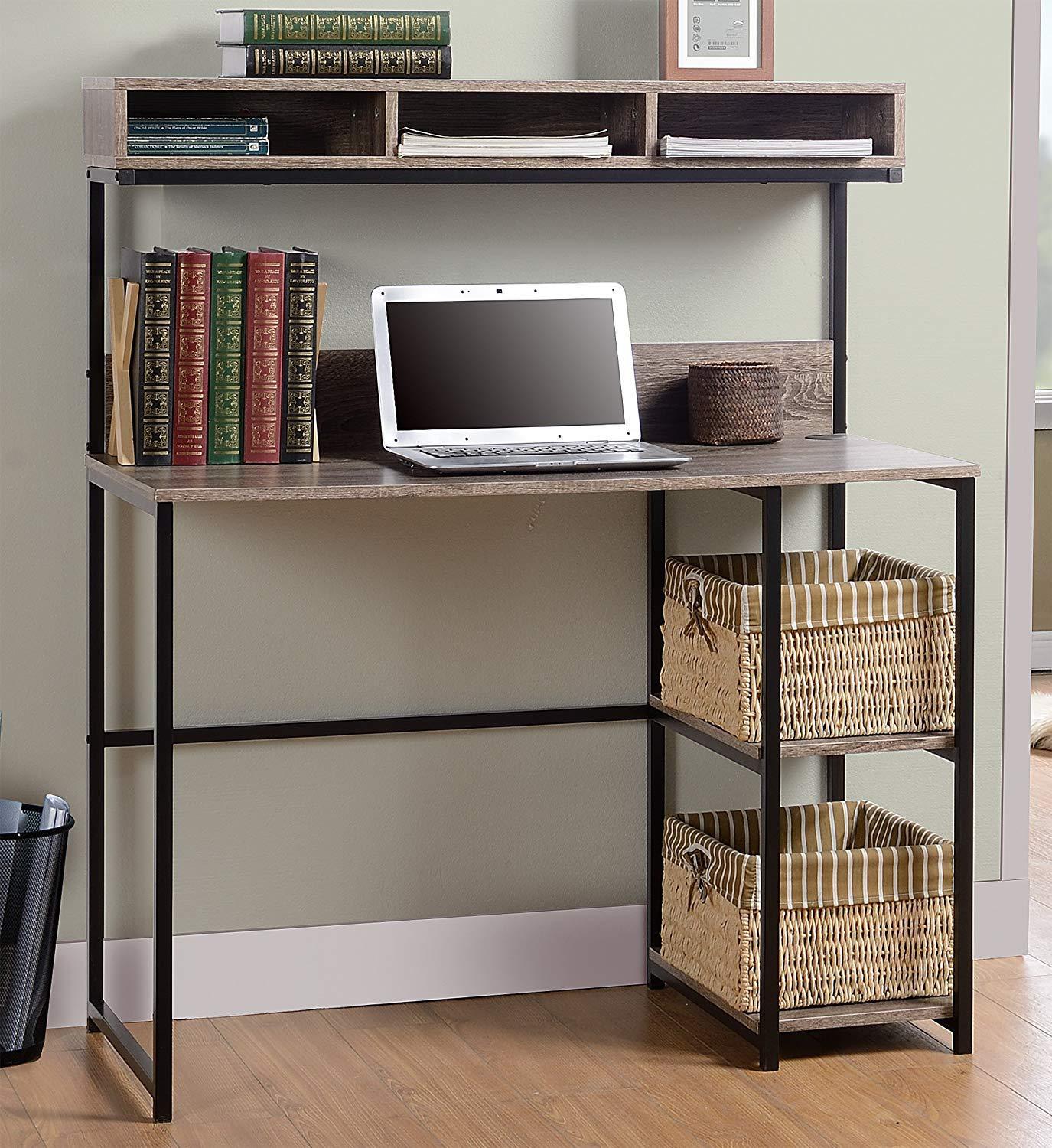 简约办公桌板式桌柜复古电脑桌厂家直销可批发