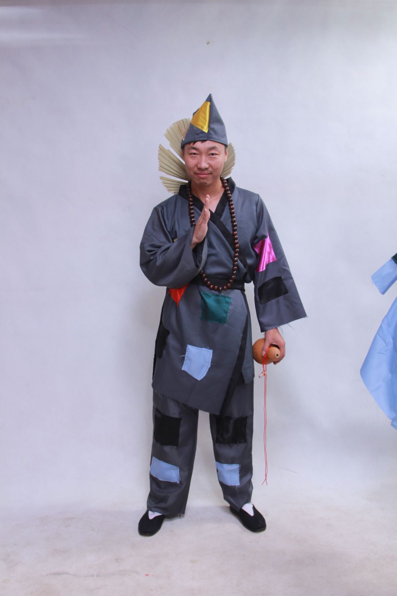 济公演出服表演服叫花子丐帮影视成人古装演出服济公活佛同款服装