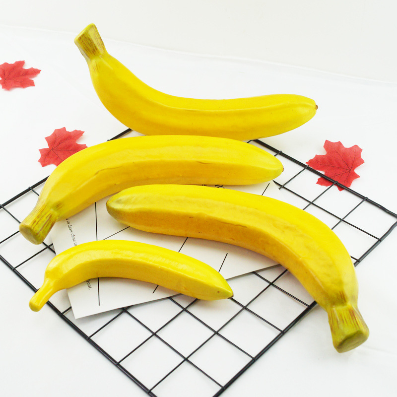 仿真大号水果模型 假香蕉模型塑料水果商场橱柜摆设装饰品道具