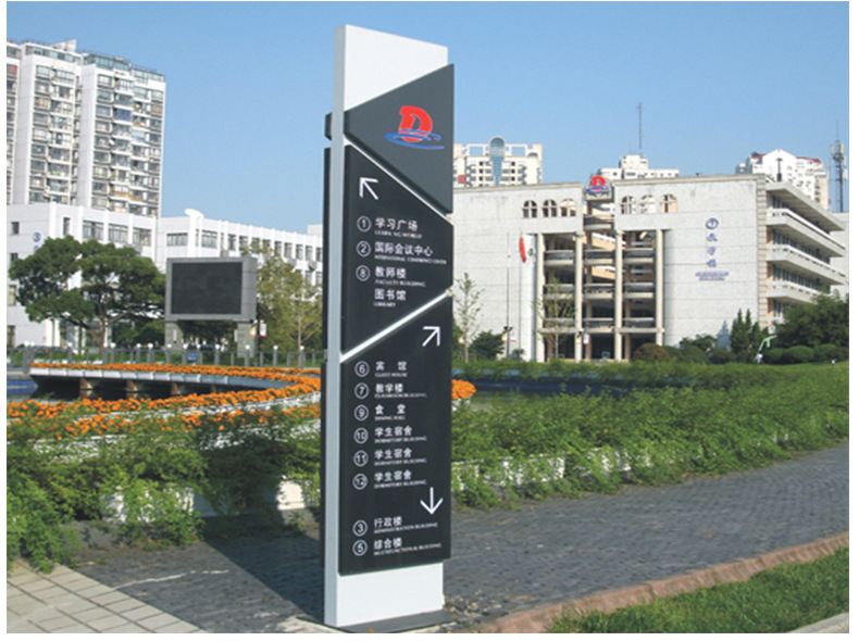 导向牌厂家定制户外景区立式导视指示牌公园景区道路标识指示牌