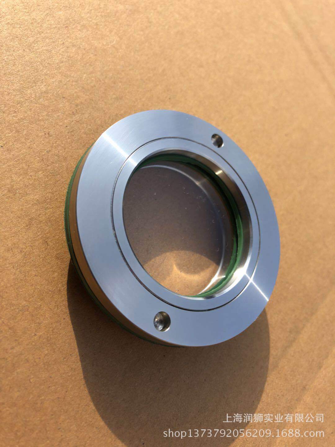 圆形ss304氟胶钢化玻璃din31691不锈钢油标油窗油位计视镜