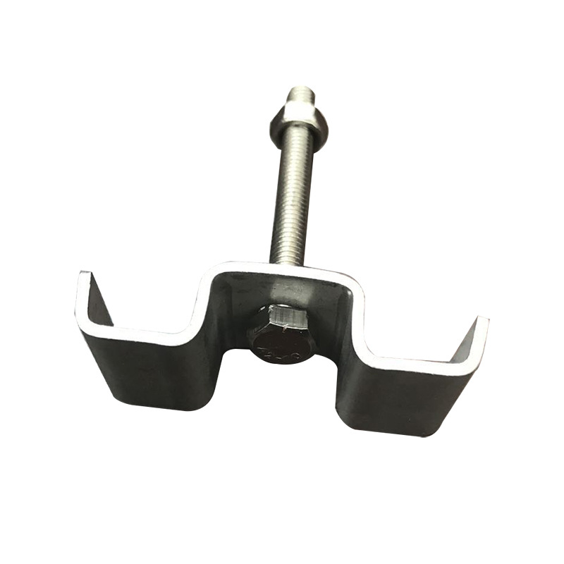 钢格板安装夹厂家a30型标准卡夹m扣沟盖不锈钢格栅板安装固定卡扣