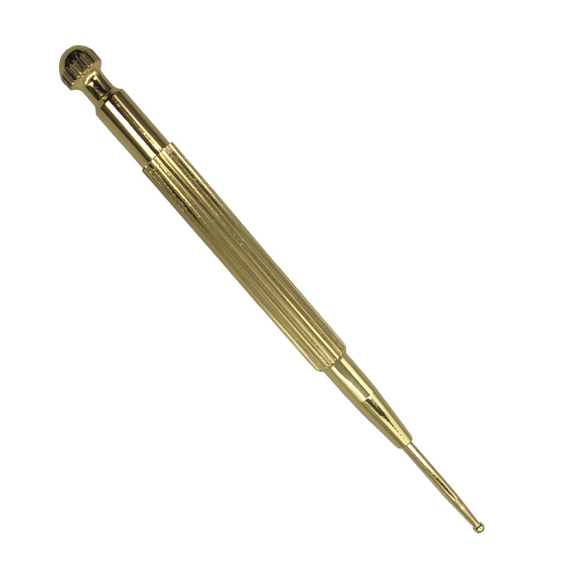 耳穴探棒 弹簧点穴笔铜耳穴探针耳穴探测笔 耳朵点穴笔按摩耳针