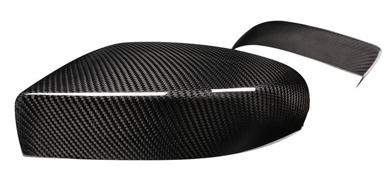 适用于玛莎拉蒂吉博力ghibli 总裁碳纤维改装干碳贴片后视镜壳 罩