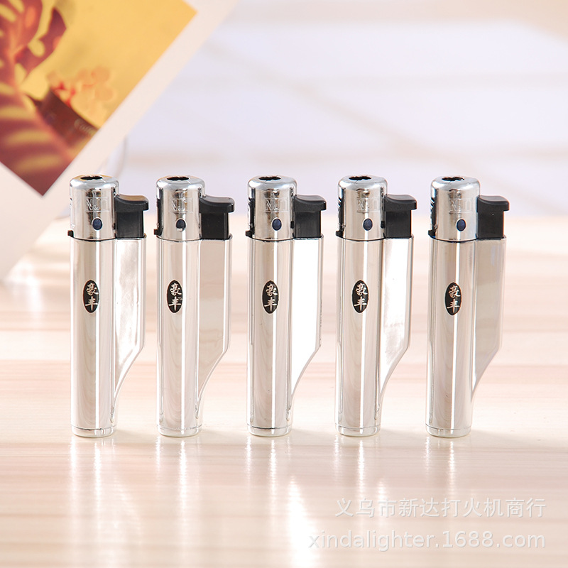 豪丰298五色喷漆个性防风打火机一次性塑料广告打火机定制logo