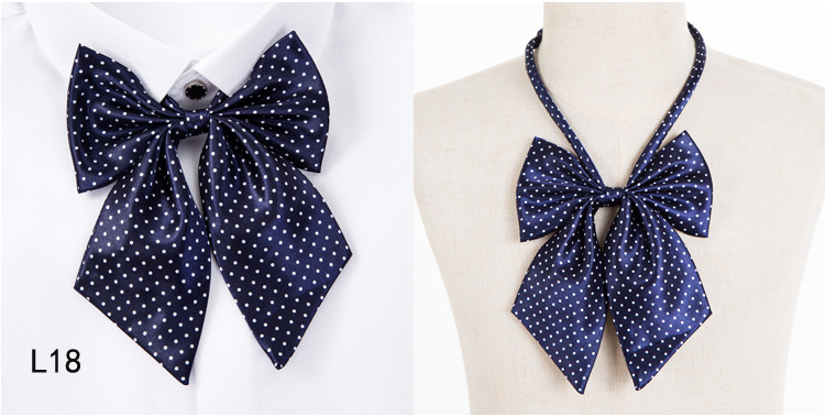 职业领花女士韩版蝴蝶结 空姐银行酒店工作装丝巾领带jk校服领结