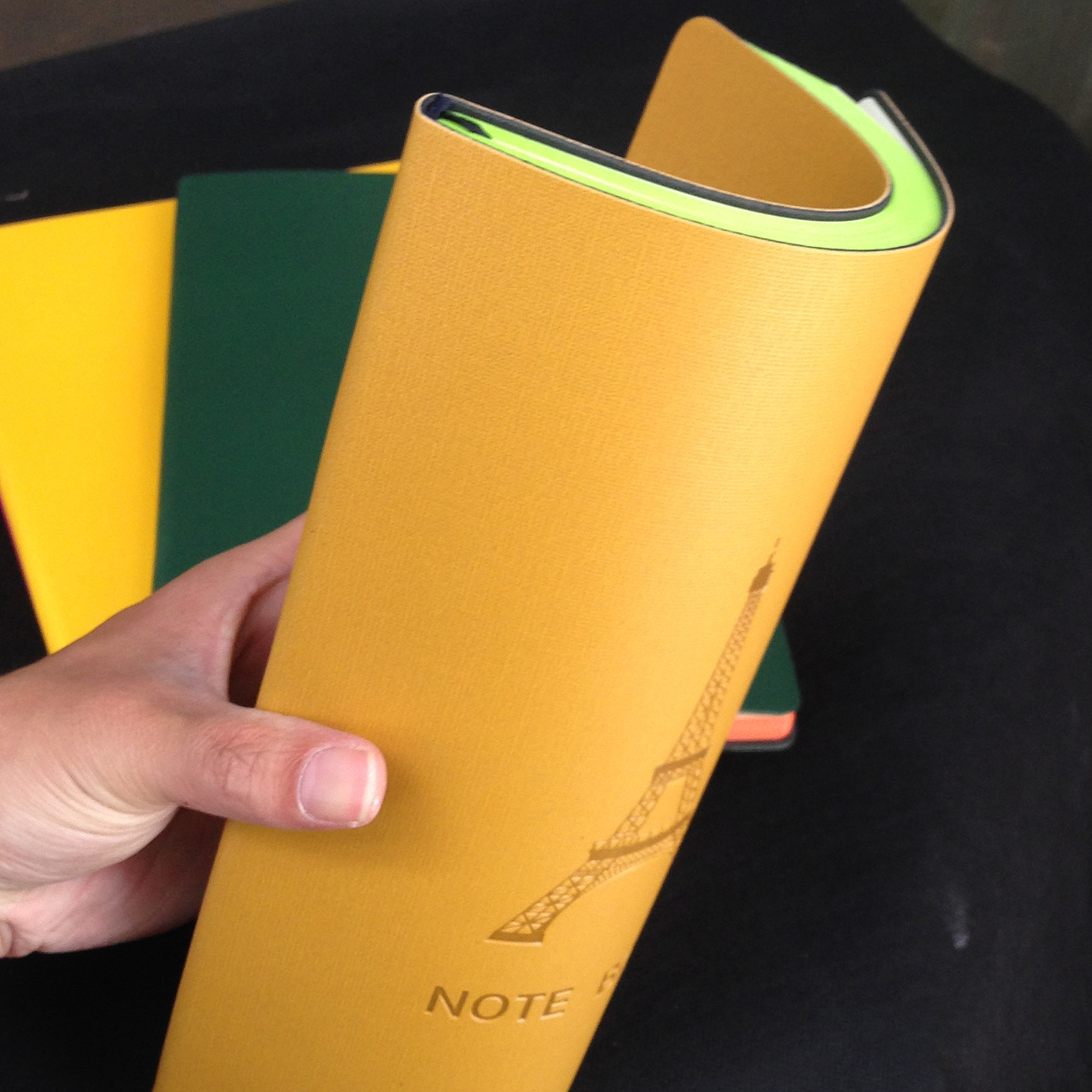 中佳彩色软皮本80页/张 软面抄软皮记事本笔记本 日韩欧美风本子