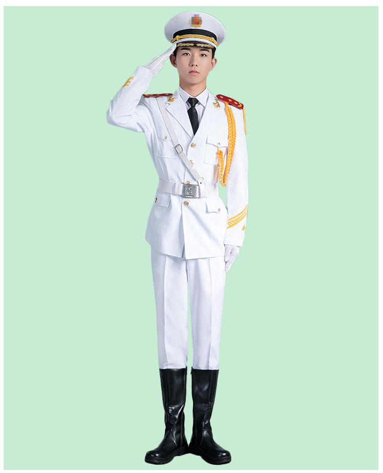 升旗手军装演出服套装 学生国旗班三军仪仗队服 鼓乐队合唱服定做